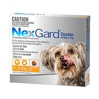 NexGard for Dogs 2-4kg - Orange 6pk